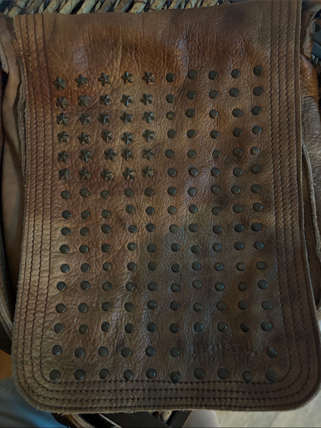 Bed Stu Brown Studded Leather Crossbody Bag — image 5 of 5